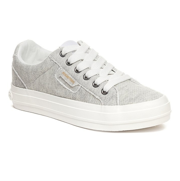 Rocket Dog Shoes - Rocket Dog Light Gray Cecila Skirball Sneaker - Women 9, 10, 11